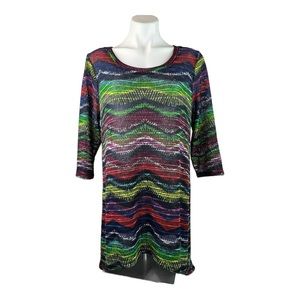 ONQUE Casuals Wavy Stripe Sweater Top L Multi